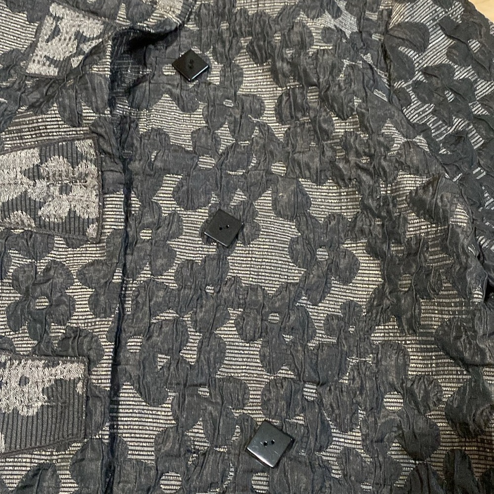Floral Patterned Kimono Style Jacket - Picture 12 of 14